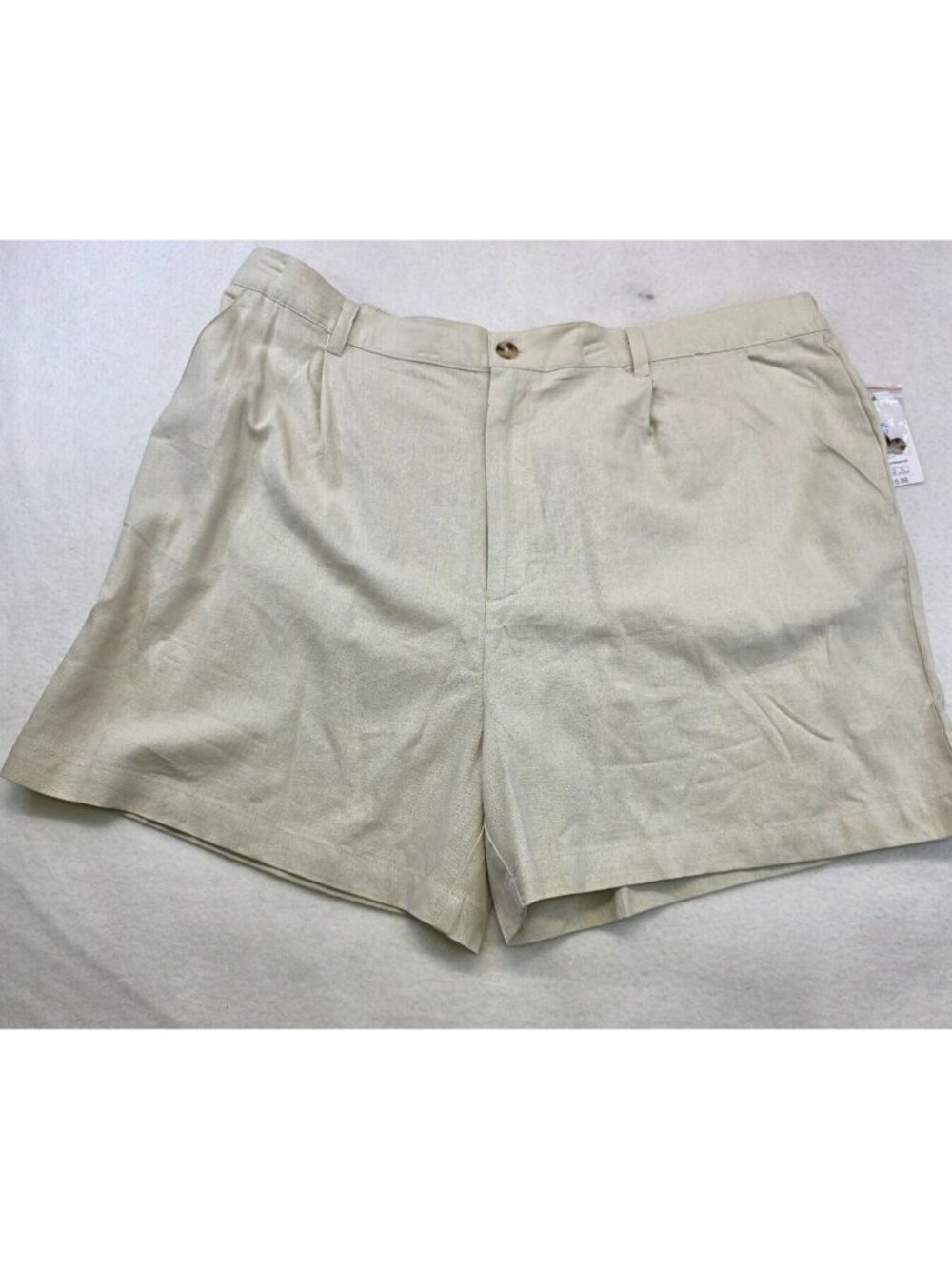Time And Tru Linen Sep Short XXL Papyrus Beige Casual Beach Coastal Everyday